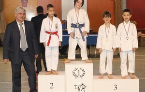 Championnat départemental kata - Mathéo et Maxime